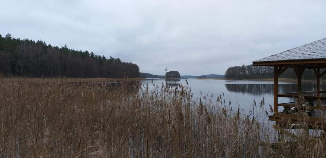 Mazury Domek Caloroczny Pelnik Jezioro Las Exterior photo